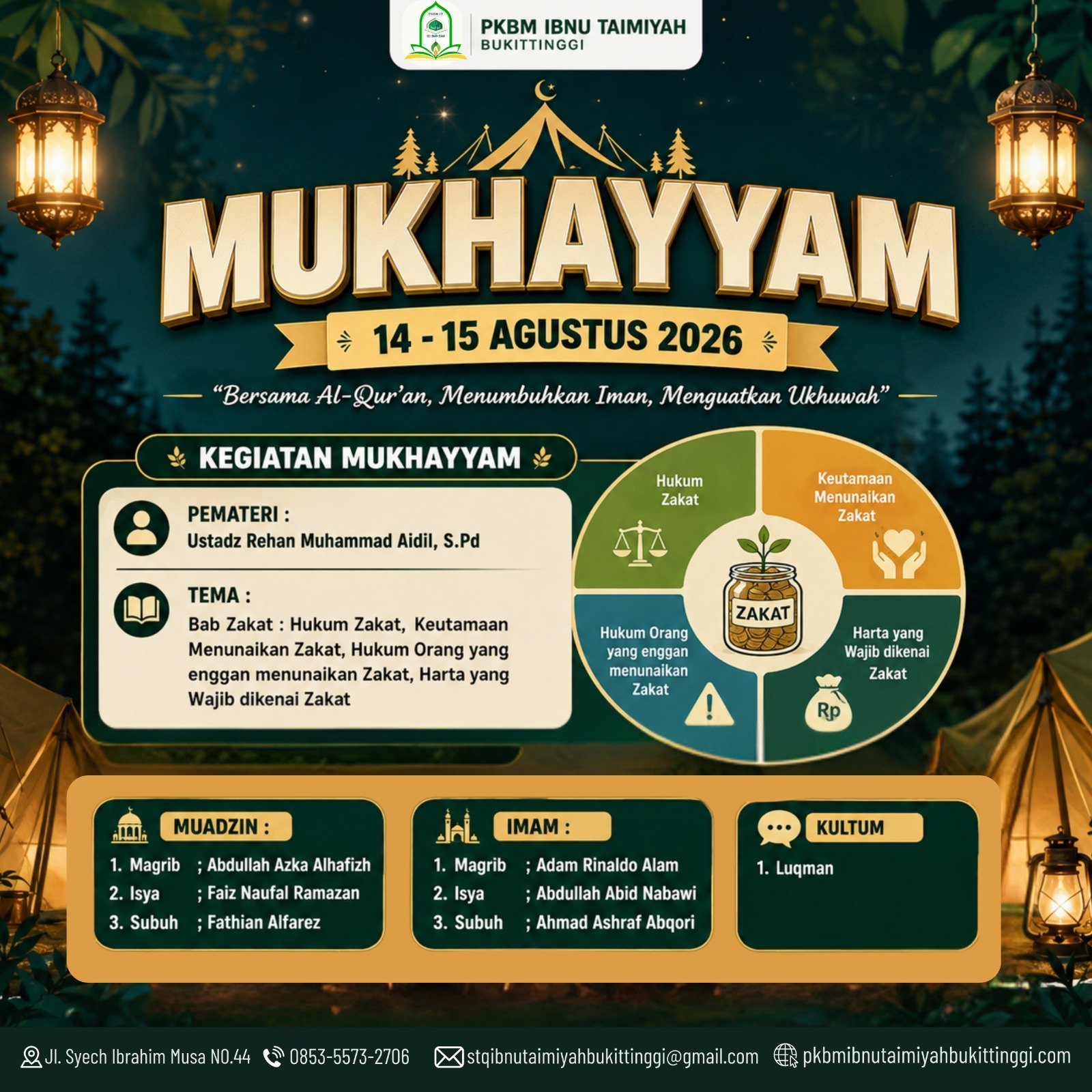 PELAKSANAAN KEGIATAN MUKHAYAM